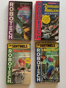 Lot of 4 Robotech Books Jack McKinney #1, #4, #9, & #19 - Imagen 1 de 7