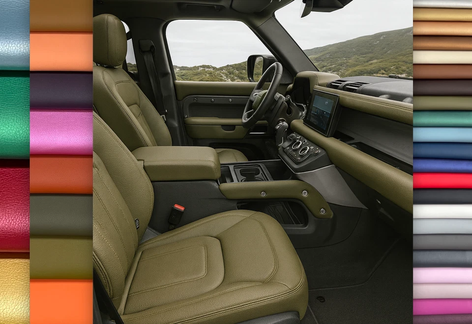 5m SOFT Glatt Kunstleder ÖkoLeder Polsterstoff MöbelStoff LederImitat Auto GTS - Bild 1 von 4