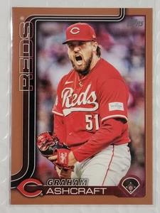 2025 Topps Series 2 Graham Ashcroft /2025 Gold #626 Cincinnati Reds - Bild 1 von 2