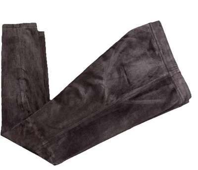 Leggings Elie Tahari-Taupe Pull On Piel de Cordero Gamuza Cuero-Medianos.  Mantequilla. Foto 1 de 4