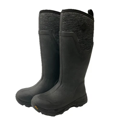 Bota Muck para mujer Arctic Ice Tall + Vibram Arctic Grip A.T. negra/jersey brezo 6 Foto 1 de 4