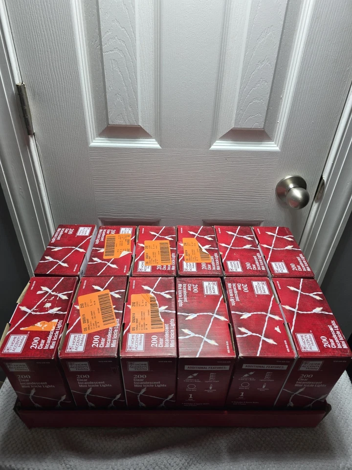 Mini luces incandescentes transparentes para el hogar X12 12 cajas 2400 (C) Foto 1 de 4