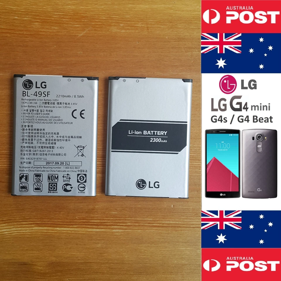 LG G4 mini Original Battery BL-49SF 2300mAh Good Quality - Local Brisbane Seller - Image 1 of 4