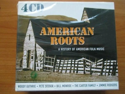 4 CD BOX SET AMERICAN ROOTS  - A History of American Folk Music - OVP - - Bild 1 von 2