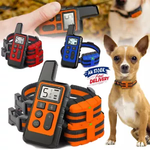 Anti-Bark Electric Shock Pet Dog Training E-Collar Obedience Remote Control AU - Picture 1 of 19