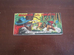 UN RAGAZZO NEL FAR WEST FRONTIERA N.38 4° SERIE AGGUATO NELLA FORESTA  1961 - Picture 1 of 5