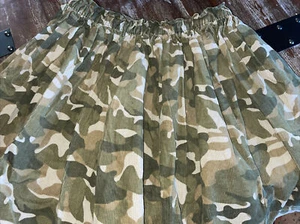 Girls OshKosh A Line Corduroy Skirt Sz 8 Camouflage Pull On - Picture 1 of 2