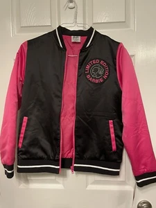 Barbie Varsity Bomber Jacket Girls XL (14-16) Limited Edition New - Picture 1 of 6