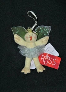 Peluche doudou poussin RUSS BERRIE flutter bunnies & friends 12 cm 100% NEUF - Picture 1 of 1