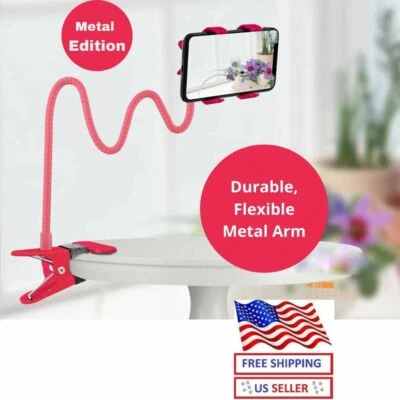 Universal Flexible Lazy Bracket Mobile Phone Stand Mount Holder Bed Desktop - Image 1 of 4