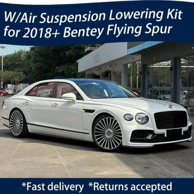 💥for 18+ Bentley Flying Spur Adjustable Air Ride Suspension Lowering Links Kit - Image 1 of 3