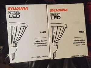 2 )--PAR38 LED 10W 120V Spot 3000K Sylvania Light Bulbs - Picture 1 of 1