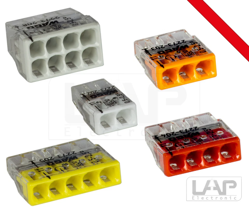 Wago Klemmen Serie 2273 Dosenklemmen Verbindungsklemmen Klemme | 5-100 Stück - Bild 1 von 1