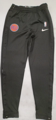 30411 Nike NEW YORK KNICKS JOHN JENKINS Game Used 2018/19 Warm Up Pants W/COA LT Cover