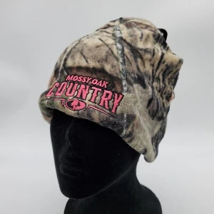 Women's Mossy Oak Country Stocking Hat Beanie-Reversible Camo/Pink - Picture 1 of 7