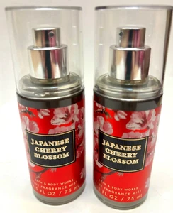 2 Pack Bath & Body Works Japanese Cherry Blossom Fragrance Mist 2.5 oz - Picture 1 of 9