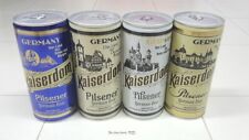 2016 KAISERDOM Set 4 pcs Very Rare Collectible Beer Can Empty 1000 ml GERMANY