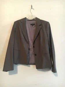 Ann Taylor Petite Size 12P Bronze Olive Blazer Suit Jacket Formal Stylish Women - Picture 1 of 2