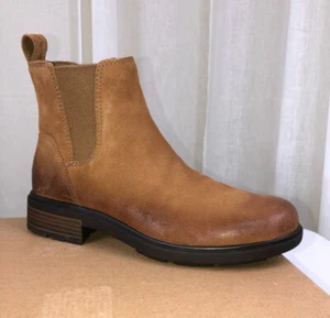 NUEVA UGG Mujer Harrison Impermeable Cuero Elástico Gore Chelsea Bota 9.5 Castaño - Imagen 1 de 21