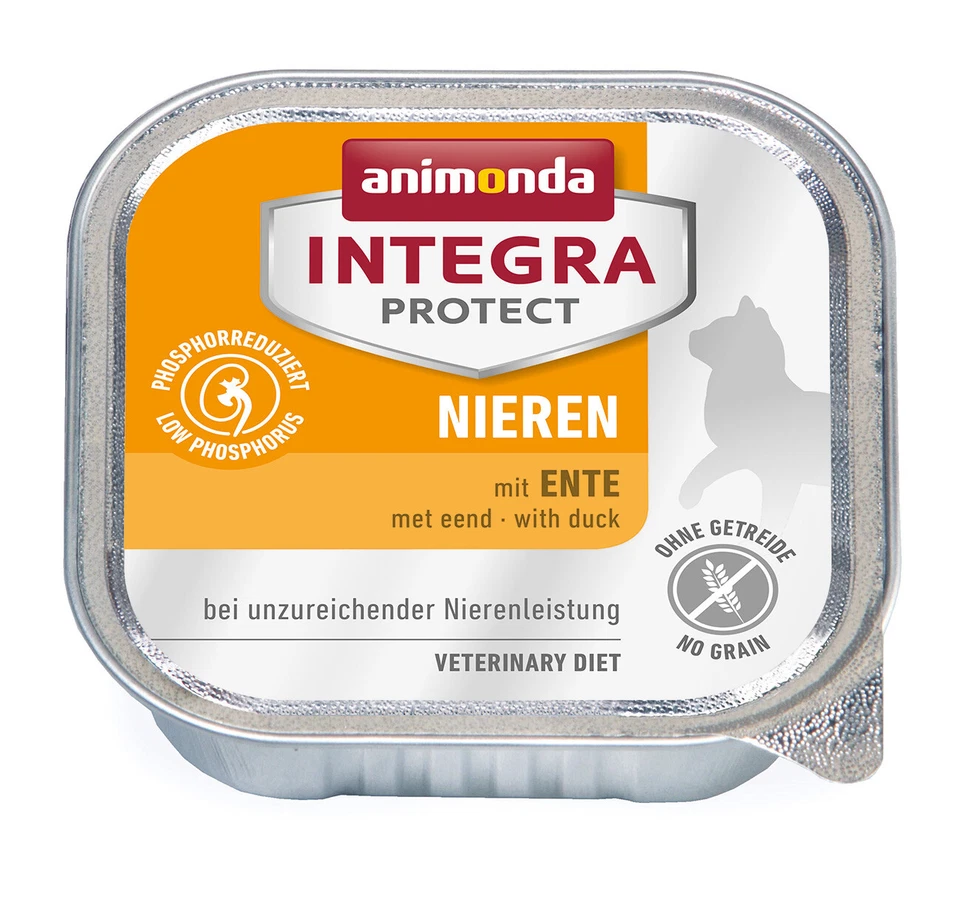 animonda INTEGRA PROTECT Adult Nieren mit Ente 16x 100 g Katzenfutter Nassfutter - Bild 1 von 1