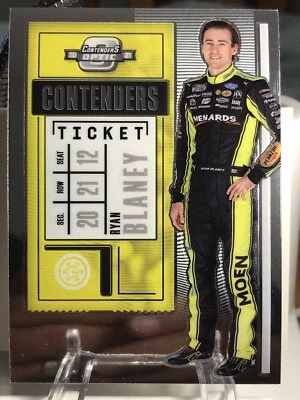 2021 Panini Chronicles Racing Contenders Optic #16 Ryan Blaney - Image 1 of 2