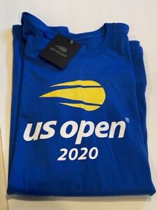 NEW Adult Unisex Tennis US Open 2020 Blue Short Sleeve T-Shirt NYC, Size XL