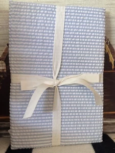 Aqua Seersucker dekorativ schamblau 🙂 - Bild 1 von 3