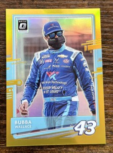 2021 Panini Donruss Optic Gold /10 Bubba Wallace #32 Nascar 23XI
