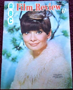 GORGEOUS AUDREY HEPBURN COVER ABC Film Review (7/68) movies Jane Fonda Ringo - Picture 1 of 5