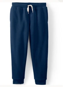 Lands End Kids Sherpa Lined Joggers/Sweatpants, Size Large Husky (10H-12H), Navy - Picture 1 of 5