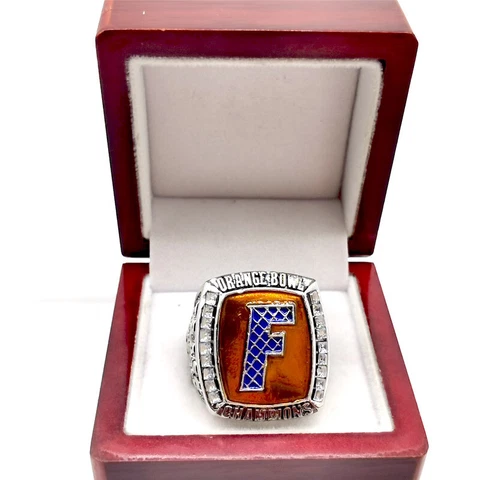 2019 Kyle Trask Florida Gators Ring Football Champions Souvenir Silver Plated Cover