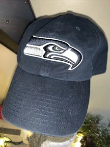 SEATTLE SEAHAWKS Throwback Jersey NFL FOOTBALL Adjustable Baseball Cap ❤️tb11j - Picture 1 of 6