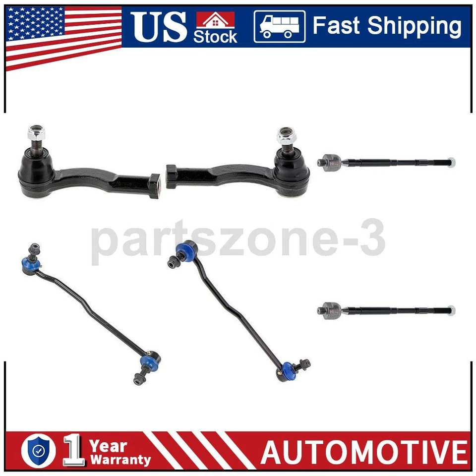 Kit de 6 enlaces de barra estabilizadora de extremo de barra estabilizadora interior delantera para Subaru Outback 2,5 L 3,6 L Foto 1 de 4