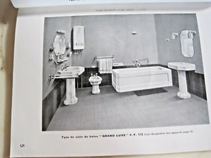 CATALOGUE FAVRE FRÈRES LYON 1936 APPAREILS SANITAIRES - Imagen 1 de 10
