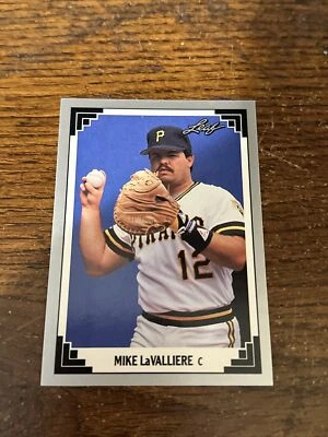 1991 Mike LaValliere Leaf Baseball #15 Pittsburgh Pirates - Image 1 of 2