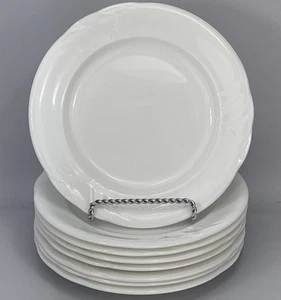 Set of 8 Royal Doulton PROFILE White 6 1/4” Bread Plates Vintage (H5176) - Picture 1 of 4