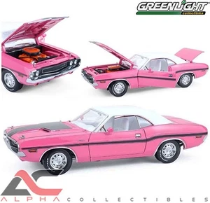 Greenlight 13699 1:18 1970 Dodge R/T techo rígido 440 paquete de 6 (rosa pantera) - Imagen 1 de 4