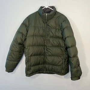 VINTAGE LL Bean Jacke Herren Large Grün Puffer Mantel Thermo Winter Outdoor - Bild 1 von 11