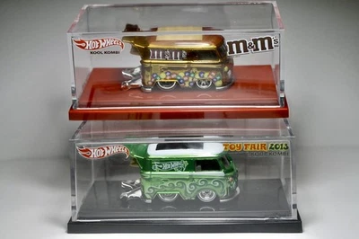 Hot Wheels Kool Kombi Green / Gold Spectraflame CUSTOM MADE With Display Case - Image 1 of 4