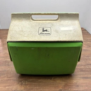 John Deere Logo Igloo Cooler 16qt Playmate Vintage Bevanda Verde Bianco - Foto 1 di 18
