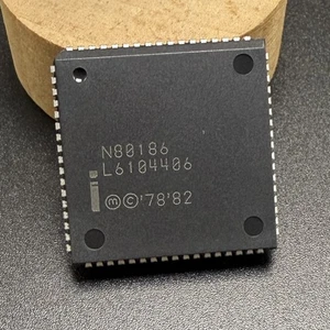 Intel N80186 CPU LCC68 8MHz 186 Processor 16Bit x86 5V 80186 Microprocessor - Picture 1 of 2