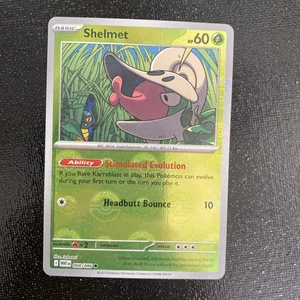 Shelmet 2025 Pokemon White Flare 008/086 Poke Ball Reverse Holo - Picture 1 of 4