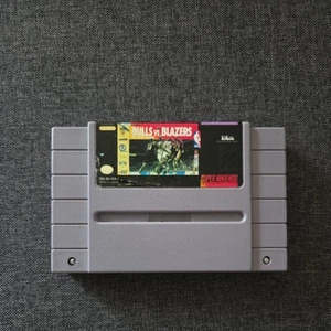 SNES Super Nintendo Bulls vs. Blazers Authentic Cartridge Only!! - Picture 1 of 3