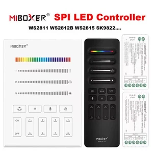 5in1 SPI DMX LED Controller Wifi/BT Panel Remote Pixel LED Strip Light CCT RGB - Picture 1 of 33