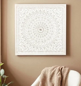 Luxen Home Metal Floral Wall Accent 31.5 x 31.5 - Picture 1 of 7