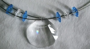 Moderner RAFFHALTER m.Swarovski-Seemuschel 40 mm od. -Seestern:MADE in GERMANY! - Bild 1 von 6