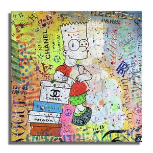 Simpsons Mind, edición limitada impreso en papel de bellas artes, firmado, - Imagen 1 de 5