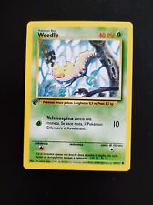 Pokemon Card Weedle Set Base 69/102 Ita Prima Edizione