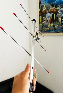 Antena UHF Yagi UHF 70cm wysoki zysk 3 elementy radio HAM odłączane i przenośne - Zdjęcie 1 z 9