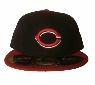Cincinnati Reds New Era Cool Base 59FIFTY Fitted Size Hat Cap - Image 1 of 4